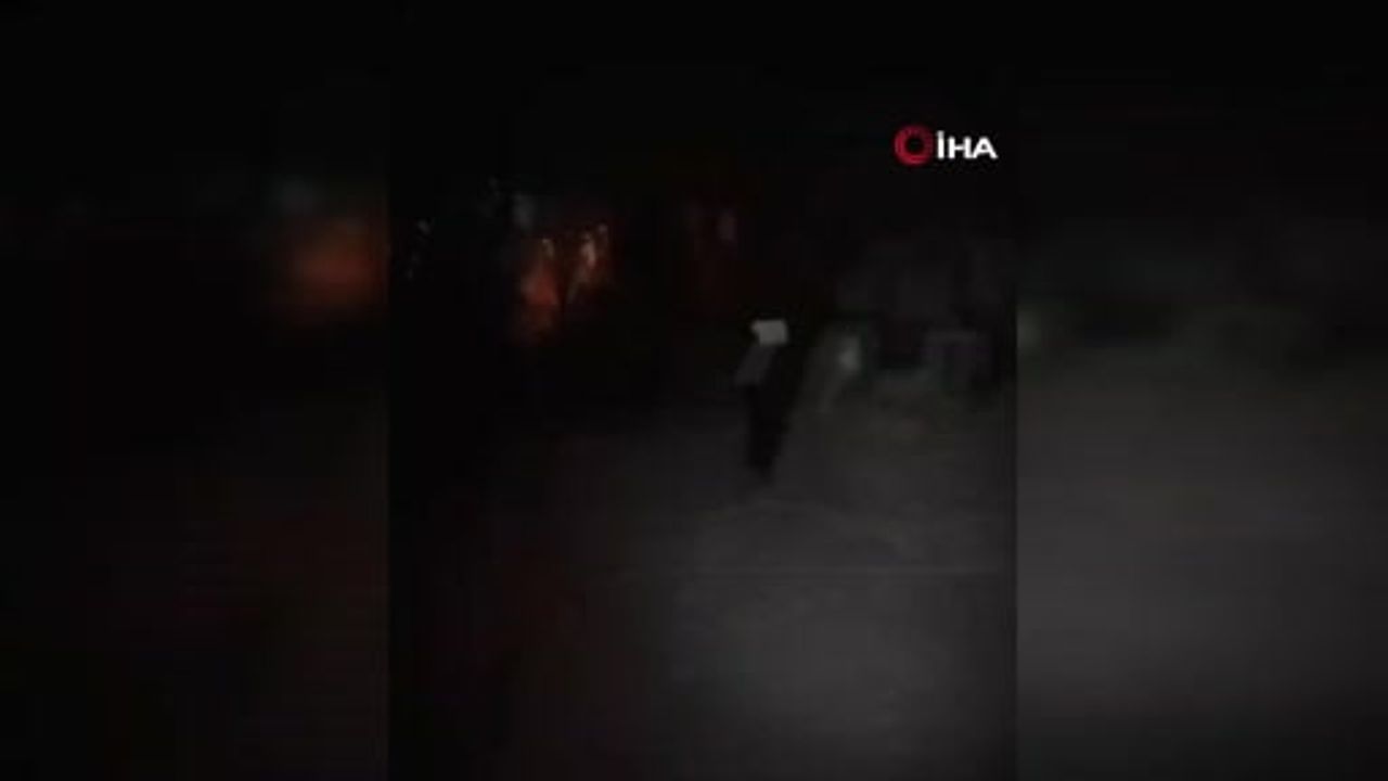 Sungurlu'da cezaevi firarisi çatılardan atlayarak kaçmaya çalıştı