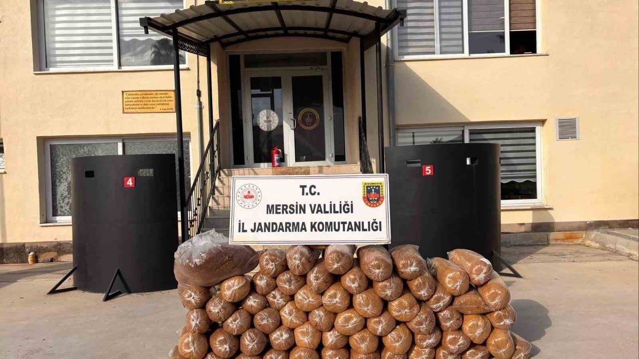 Tarsus'ta 335 kg kaçak tütün ele geçirildi: 2 kişi gözaltında
