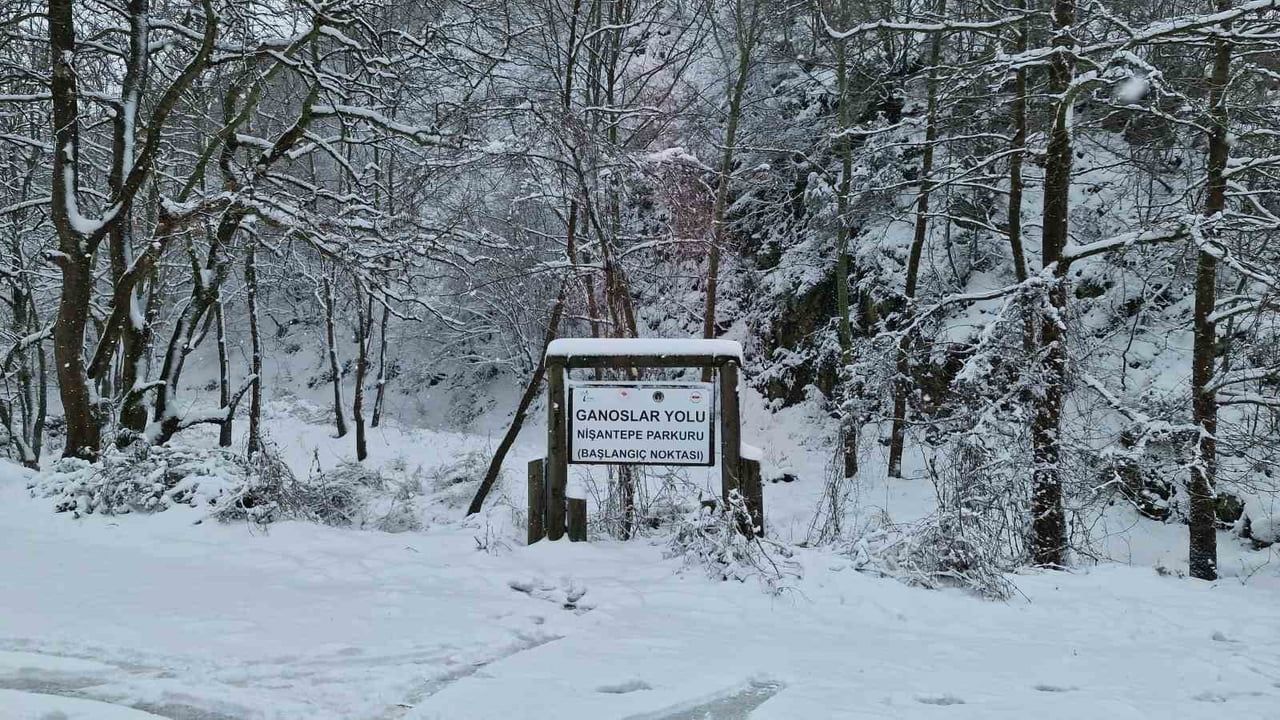 Tekirdağ’ın yüksek kesimlerinde kar etkili oldu