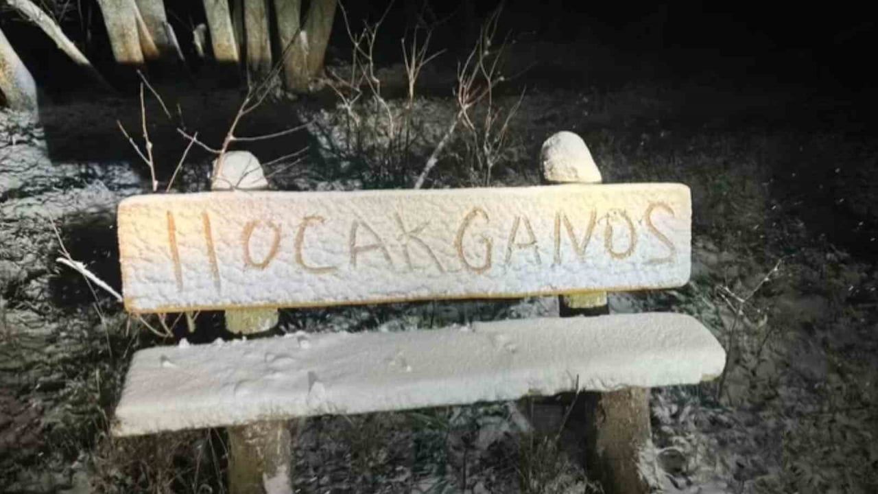 Tekirdağ’ın yüksek kesimlerinde kar yağışı etkili oldu