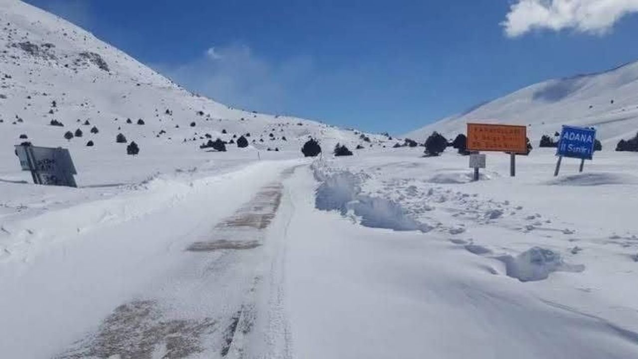 Tomarza-Tufanbeyli Yolu Yeniden Trafiğe Açıldı