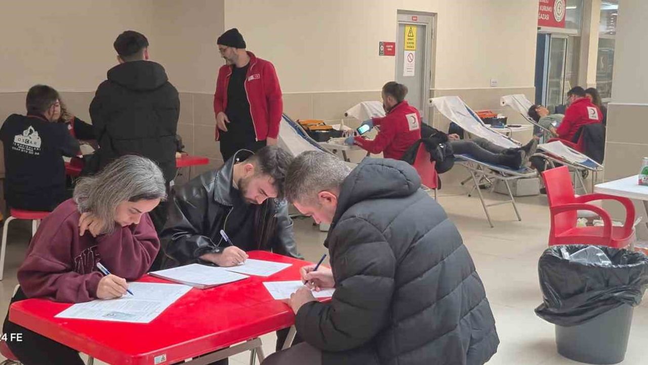 Türk Kızılayı Bartın Şubesi 2 günde 52 ünite kan topladı