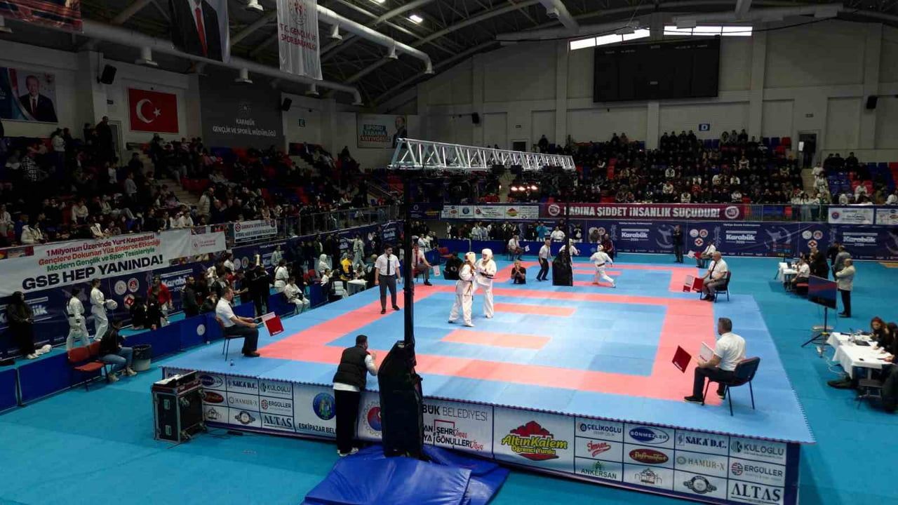 Türkiye Kyokushin Karate Şampiyonası Karabük'te tamamlandı