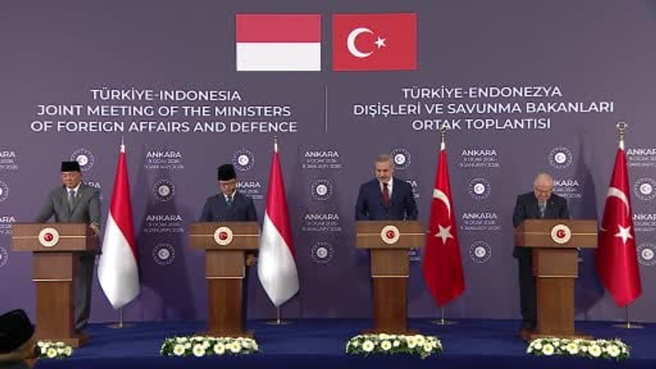 Türkiye ve Endonezya Ankara'da Stratejik İş birliğini Güçlendirmeyi Kararlaştırdı