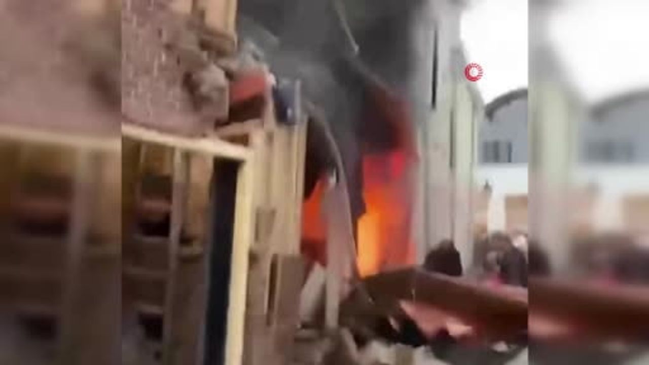 Utrecht şehir merkezinde patlama ve ev yangını