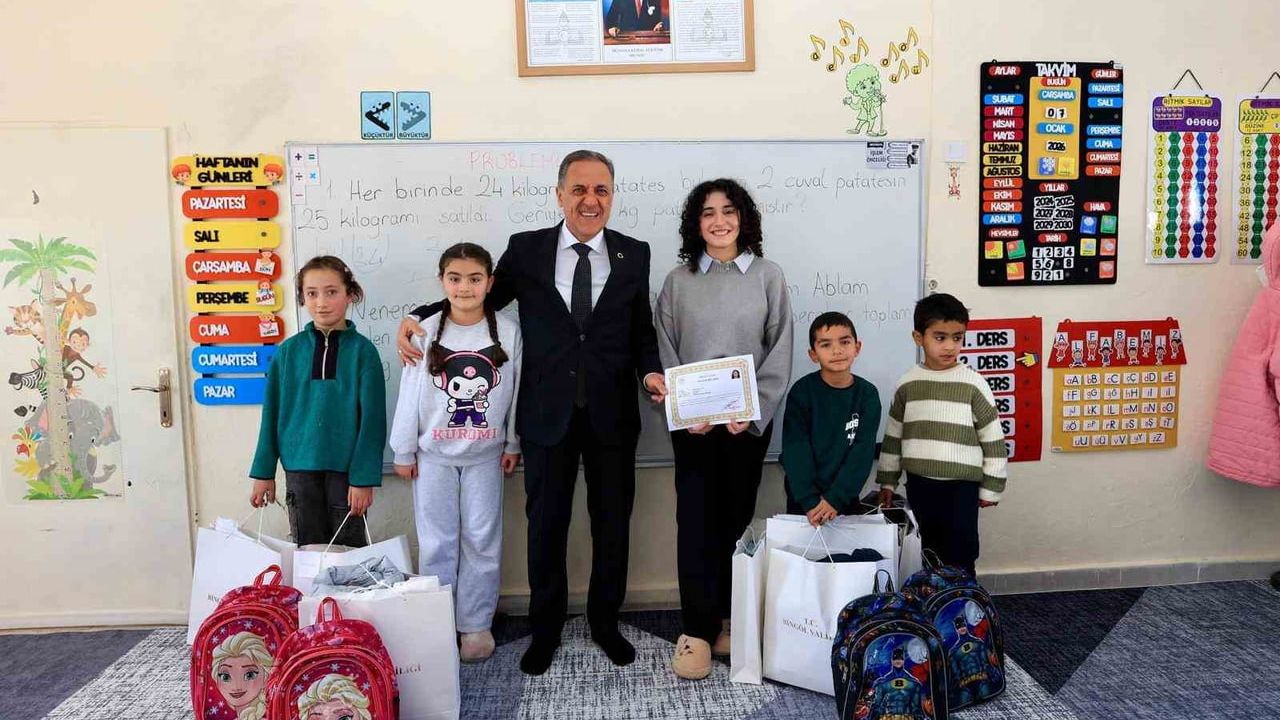 Vali Usta, tek öğretmenli Yaygınçayır okulunu ziyaret etti