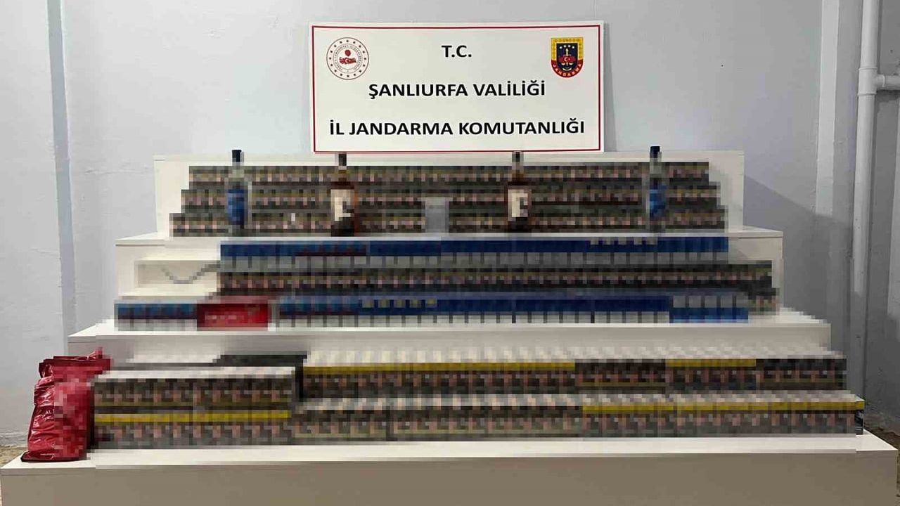 Viranşehir'de jandarmadan kaçakçılık operasyonu