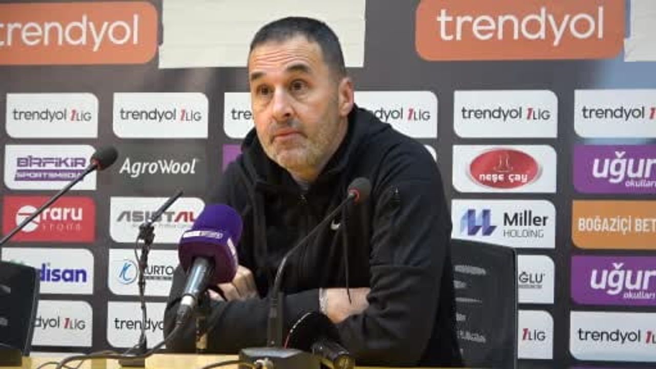 Yalçın Koşukavak: "Hakem ikinci yarıda bizi orta sahayı geçirmedi"
