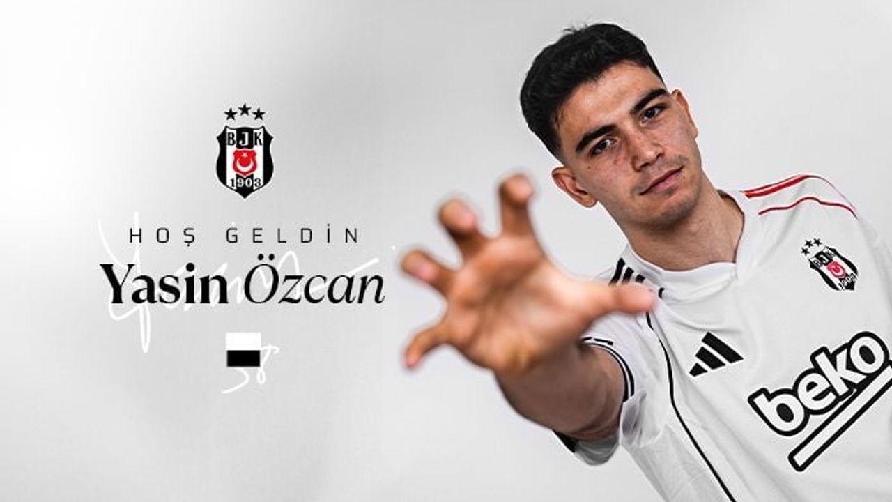 Yasin Özcan Beşiktaş formasıyla resmi imzayı attı