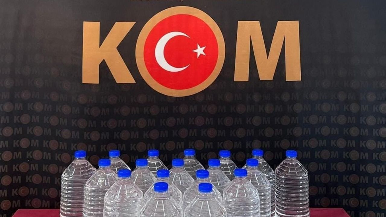 Yerköy'de 100 Litre Kaçak Etil Alkol Ele Geçirildi