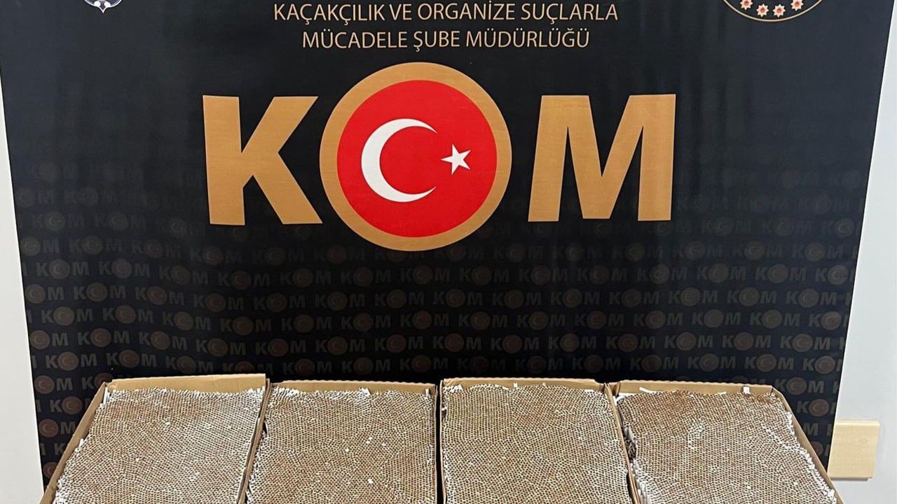 Yerköy'de 20 bin doldurulmuş makaron ele geçirildi