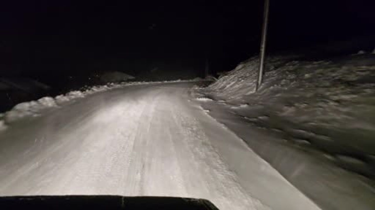 Yozgat Sorgun Boğazcumafakılı’da kar sevinci