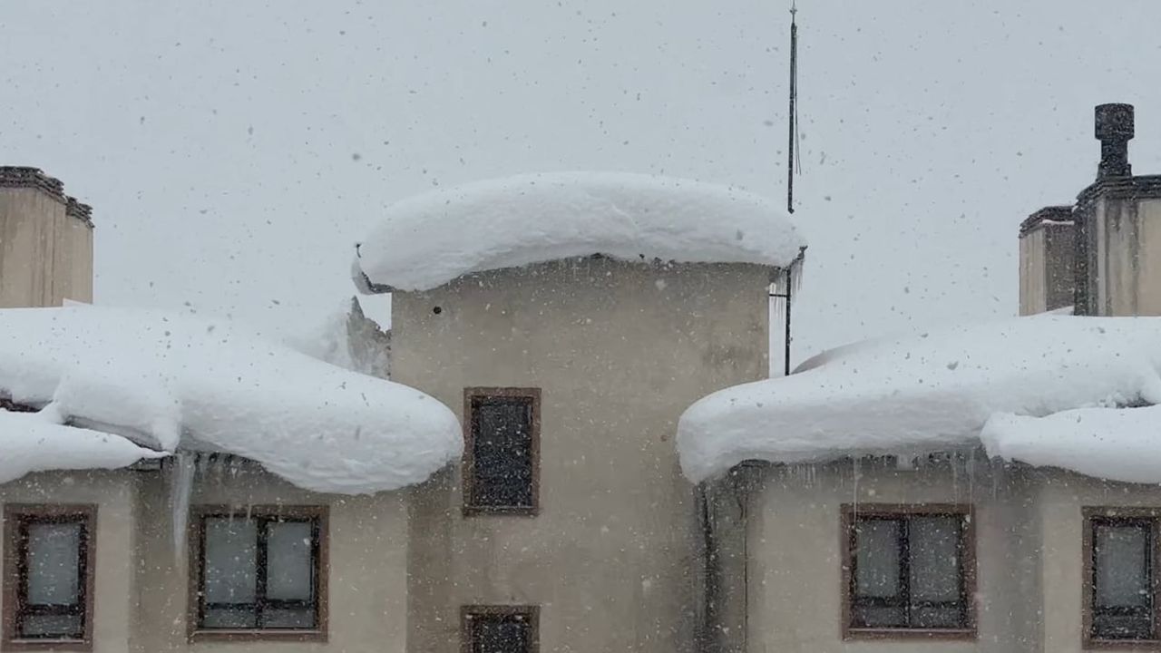 Yüksekova'da kar ve tipi ulaşımı felç etti