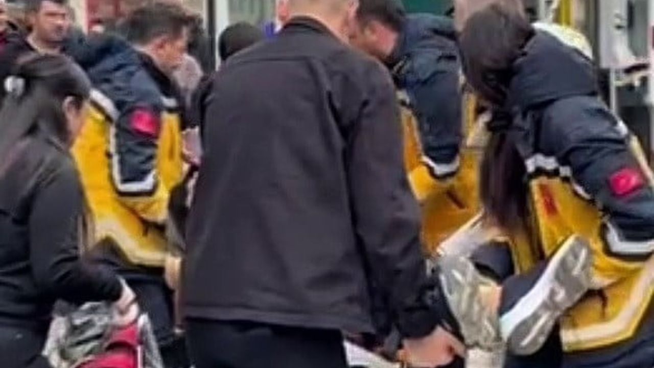 Zonguldak'ta mağazada merdivenden düşen kadın ağır yaralandı