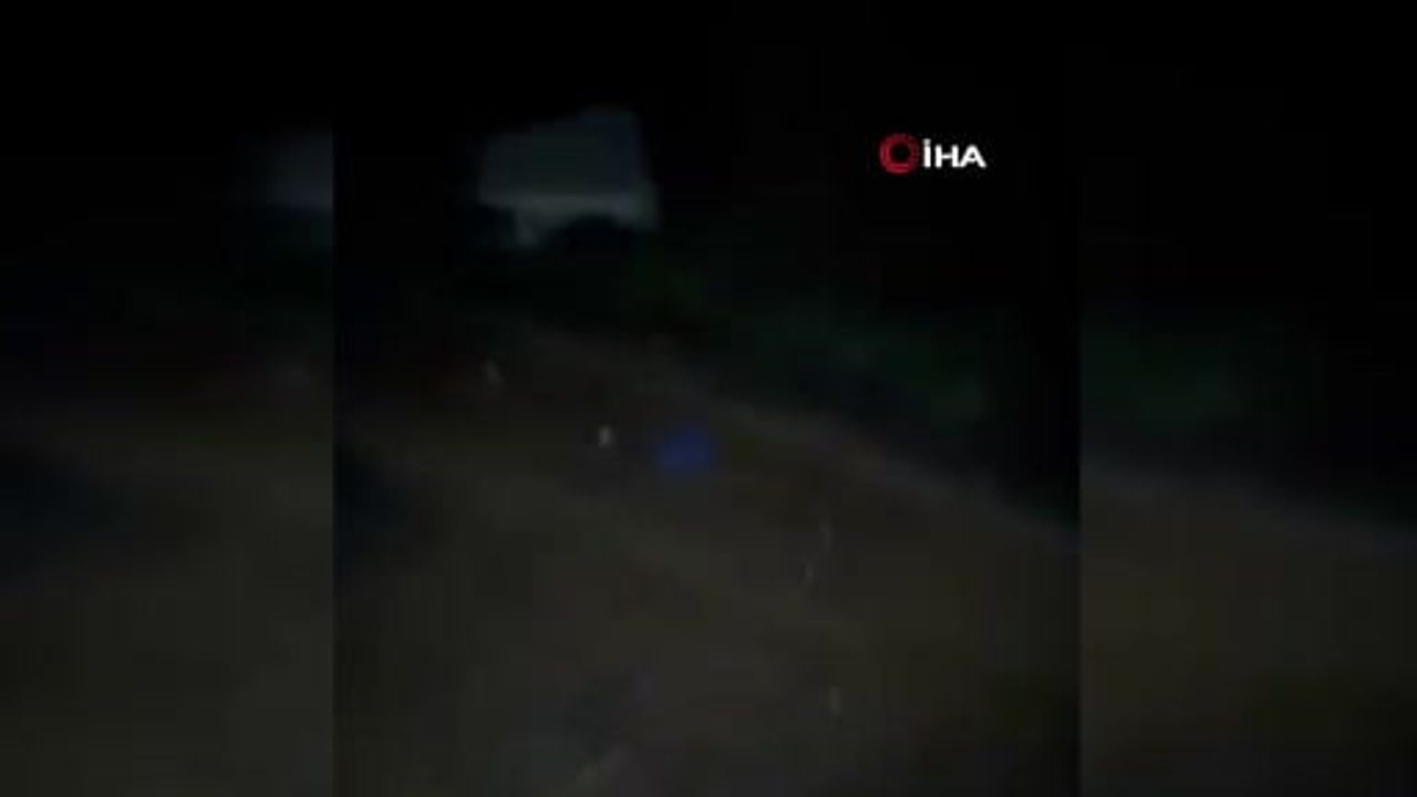 Antalya’da hortumla savrulan konteynerde yaralı bulunan kişinin anları görüntülendi