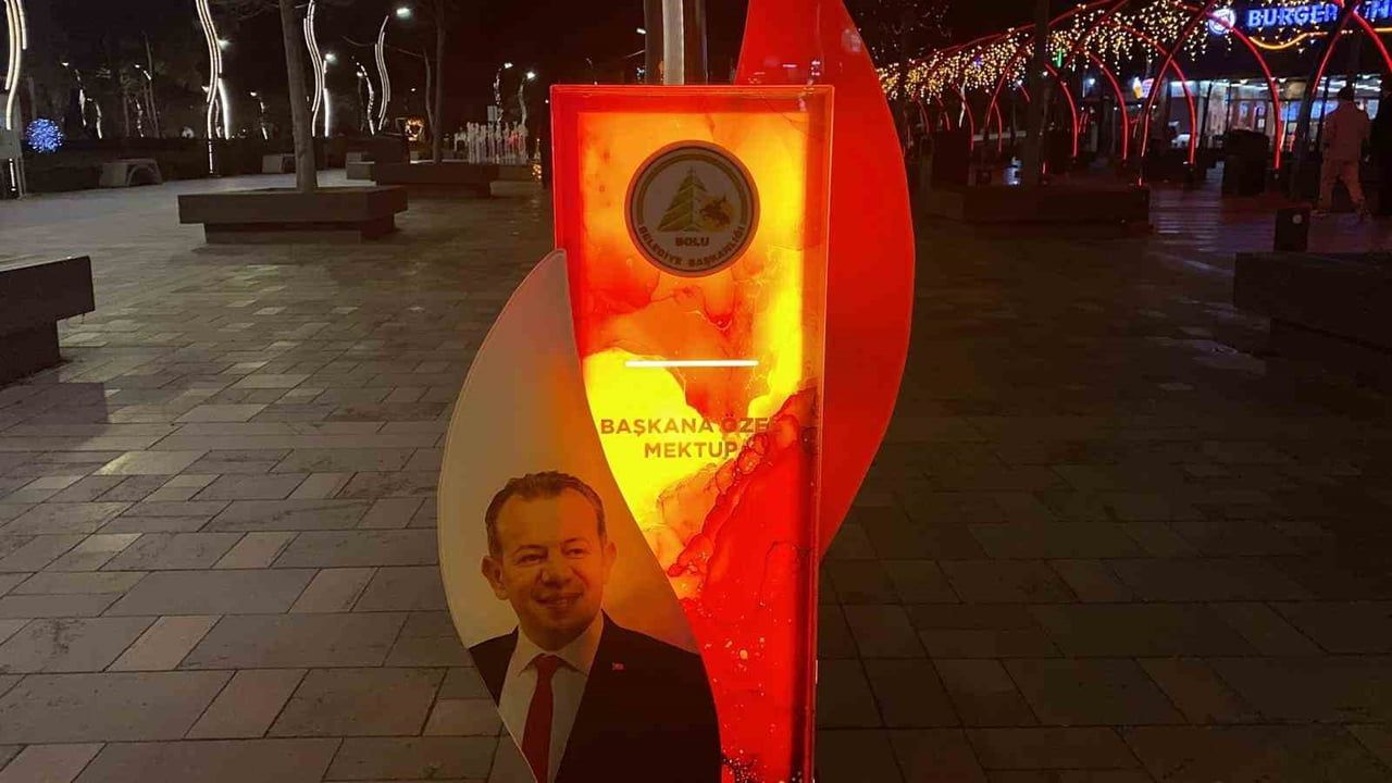 Bolu’da nostaljik dilek kutularıyle vatandaşla doğrudan iletişim