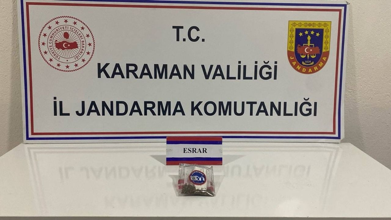 Karaman’da jandarma uygulamasında 6 kişi tutuklandı