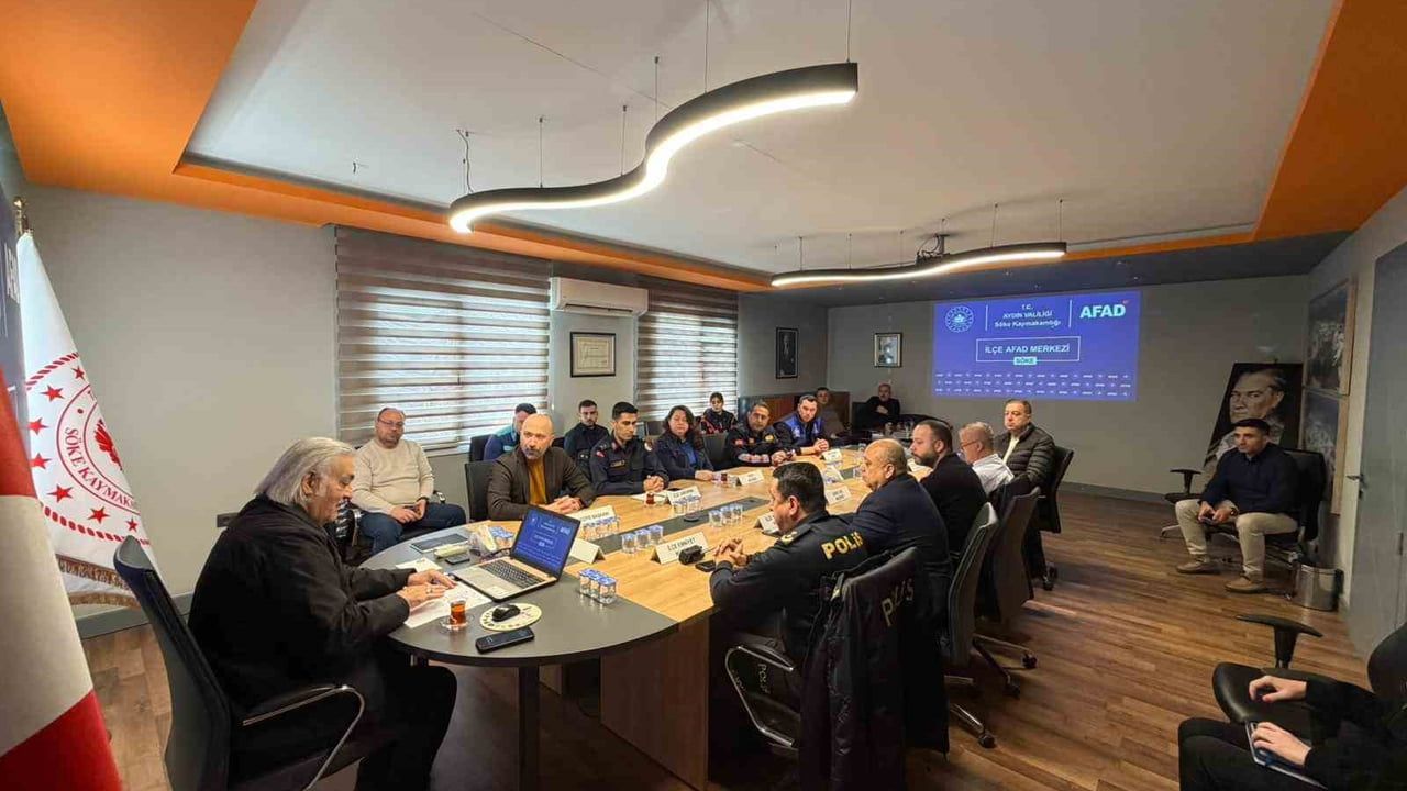 Söke'de AFAD koordinasyon toplantısı: Şiddetli yağışa karşı önlemler gözden geçirildi