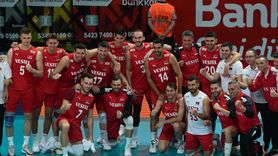 A Milli Erkek Voleybol Takımı, Macaristan'ı 3-0 Geçti