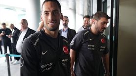 A Milli Futbol Takımı, Karadağ Maçı İçin Samsun'a Gitti