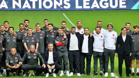 A Milli Futbol Takımı Samsun'a Ulaştı