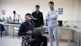 Edirne'den Göz Hareketleriyle Kontrol Edilen Tekerlekli Sandalye