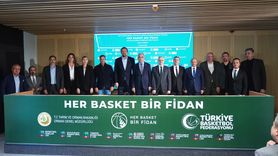 TBF ve Orman Genel Müdürlüğü'nden Çevre Dostu Proje: Her Basket Bir Fidan