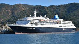 Marmaris'te Yakıt İkmali Yapan Blue Sapphire Gemisi