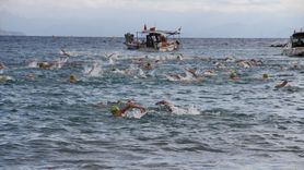 19. Açık Deniz Kış Yüzme Maratonu Datça'da Gerçekleşti