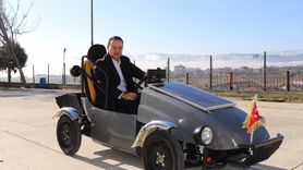 Manisa'da Öğrencilerin Güneş Enerjili Elektrikli Aracı