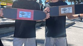 İkiz Kaykaycılar ABD'de Podyuma Çıktı