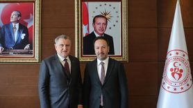 Türkiye Eskrim Federasyonu Başkanı Karataş, Bakan Bak'ı Ziyaret Etti