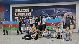 Azerbaycanlı Öğrenciler İzmir Uzay Kampı'nda Eğitim Aldı