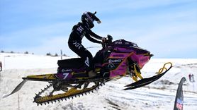 Dünya Kar Motosikleti Şampiyonası Finali Erciyes'te Gerçekleşti