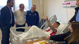 Rey Manaj'a Geçmiş Olsun Ziyareti