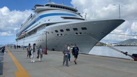 Bodrum'a İlk Kruvaziyer Gemisi Geldi