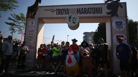Çanakkale'de Troya Yarı Maratonu Heyecanı Başladı