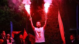 ÇİMSA ÇBK Mersin Taraftarları FIBA Kadınlar Avrupa Ligi Finalini Destekledi