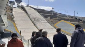 Erzurum'da Kayakla Atlama Kulelerinde Bakım Çalışmaları Başladı
