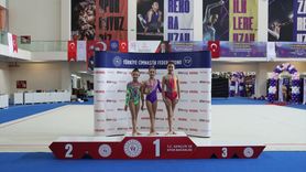 Mersin'de Ritmik Cimnastik Küçükler Federasyon Kupası Heyecanı