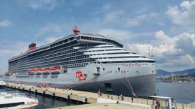 Bodrum'a Gelen 'Resilient Lady' Kruvaziyeriyle 2.539 Yolcu Karşılandı