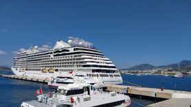 Bodrum'ua Seven Seas Splendor Kruvaziyeri ile Ziyaret