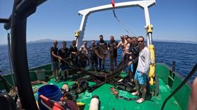 Ege ve Marmara Denizlerinde Hayalet Ağ Temizliği Devam Ediyor