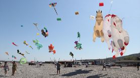 3. Trakya Uçurtma Festivali Tekirdağ'da Başladı