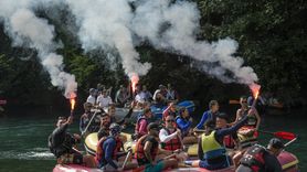51. Una Regata Rafting Festivali Bosna Hersek'te Başladı