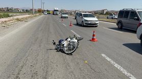 Aksaray'da Motosikletli Kazası: Polis Memuru Yaralandı