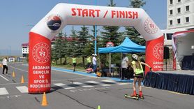 Anadolu Yıldızlar Ligi Tekerlekli Kayak Şampiyonası Ardahan'da Başladı
