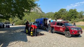 Antalya'da Irmakta Kaybolan Çocuk İçin Arama Çalışmaları Devam Ediyor