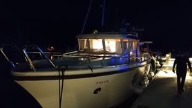 Bodrum'da Kruvaziyerde Rahatsızlanan Yolcu Deniz Ambulansıyla Tahliye Edildi