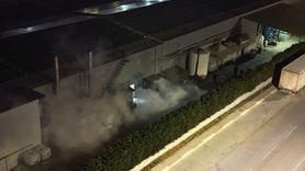 Bursa'da Tekstil Fabrikasında Yangın İtiharesi